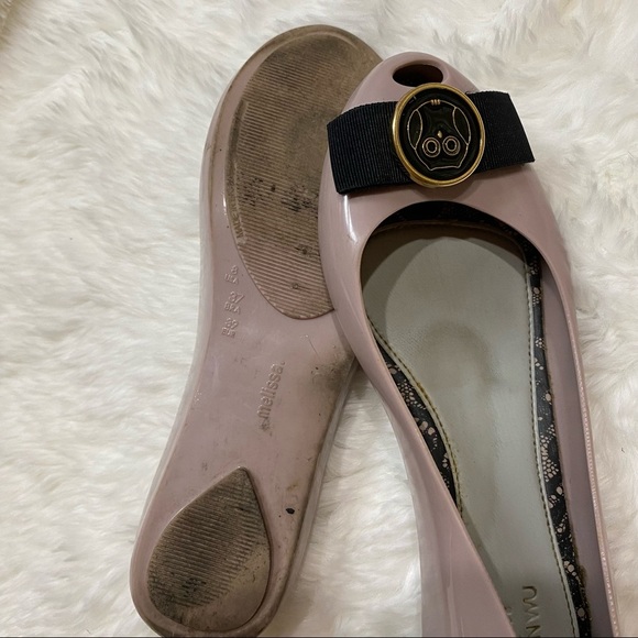 3/$32 Melissa x Jason Wu Pastel Pink Jelly Flats With Owls Size 8 - Picture 5 of 9